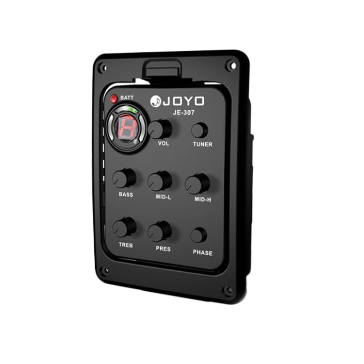 JOYO JE-307 pastilla de guitarra ecualizador de 5 bandas guitarra popular EQ guitarra acústica pastilla preamplificador sintonizador Digital eléctrico, JE-307