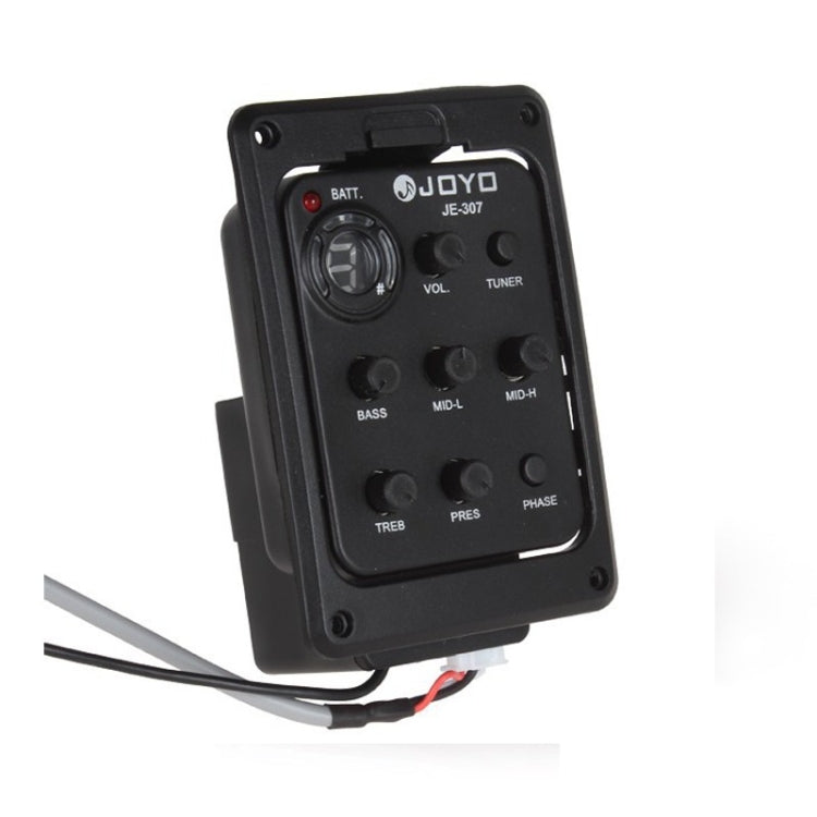 JOYO JE-307 pastilla de guitarra ecualizador de 5 bandas guitarra popular EQ guitarra acústica pastilla preamplificador sintonizador Digital eléctrico, JE-307