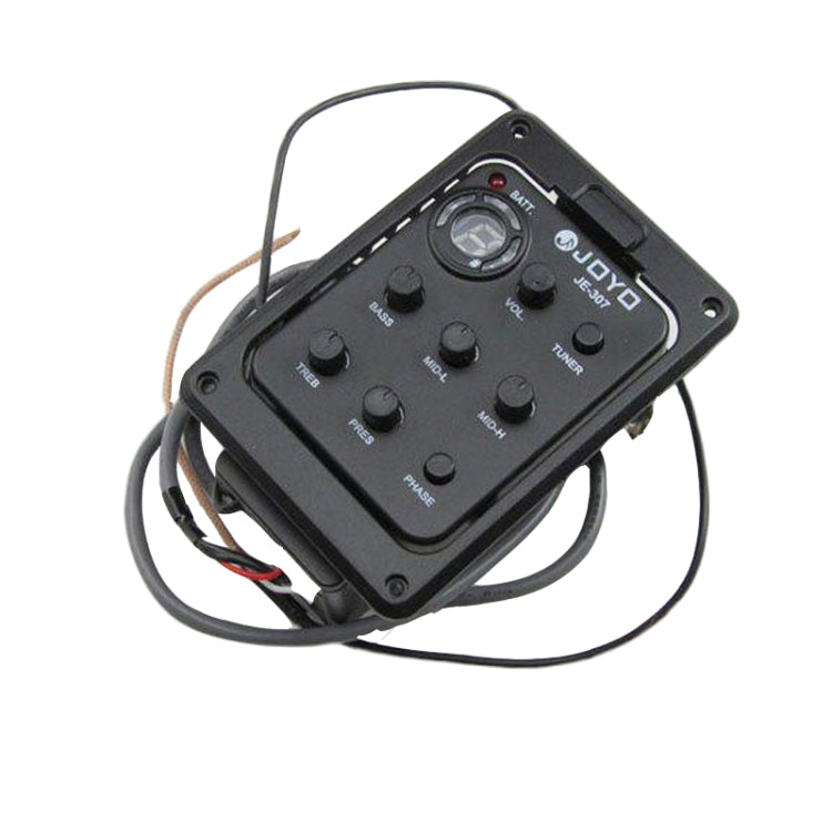 JOYO JE-307 pastilla de guitarra ecualizador de 5 bandas guitarra popular EQ guitarra acústica pastilla preamplificador sintonizador Digital eléctrico, JE-307