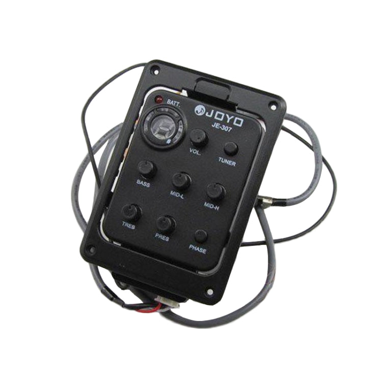 JOYO JE-307 pastilla de guitarra ecualizador de 5 bandas guitarra popular EQ guitarra acústica pastilla preamplificador sintonizador Digital eléctrico, JE-307