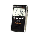 JOYO JM-90 Mini portátil recargable con clip LED indicador electrónico metrónomo digital generador de tono sintonizador para guitarra violín ukelele, JM-90 (Black), JM-90 (White)