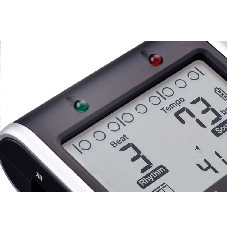 JOYO JM-90 Mini portátil recargable con clip LED indicador electrónico metrónomo digital generador de tono sintonizador para guitarra violín ukelele, JM-90 (Black), JM-90 (White)