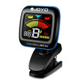 JOYO JMT-03 Metrónomo afinador de guitarra portátil con clip Admite modo de afinación MIC y CLIP 2 en 1 Rotación de 360 grados para guitarra, violín, ukelele, JMT-03