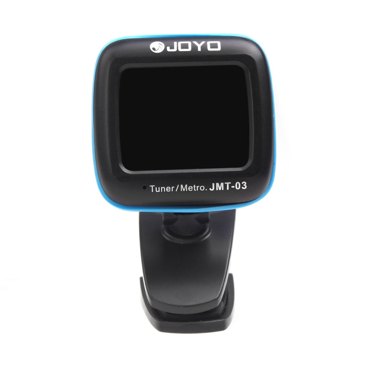 JOYO JMT-03 Metrónomo afinador de guitarra portátil con clip Admite modo de afinación MIC y CLIP 2 en 1 Rotación de 360 grados para guitarra, violín, ukelele, JMT-03