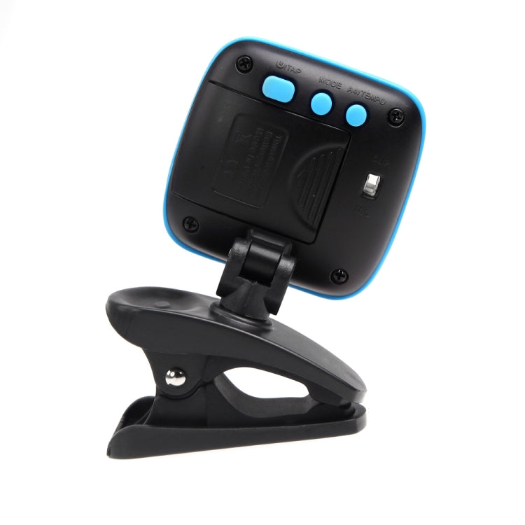 JOYO JMT-03 Metrónomo afinador de guitarra portátil con clip Admite modo de afinación MIC y CLIP 2 en 1 Rotación de 360 grados para guitarra, violín, ukelele, JMT-03