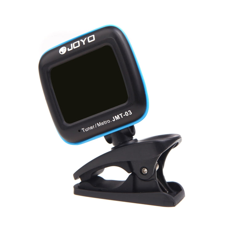 JOYO JMT-03 Metrónomo afinador de guitarra portátil con clip Admite modo de afinación MIC y CLIP 2 en 1 Rotación de 360 grados para guitarra, violín, ukelele, JMT-03