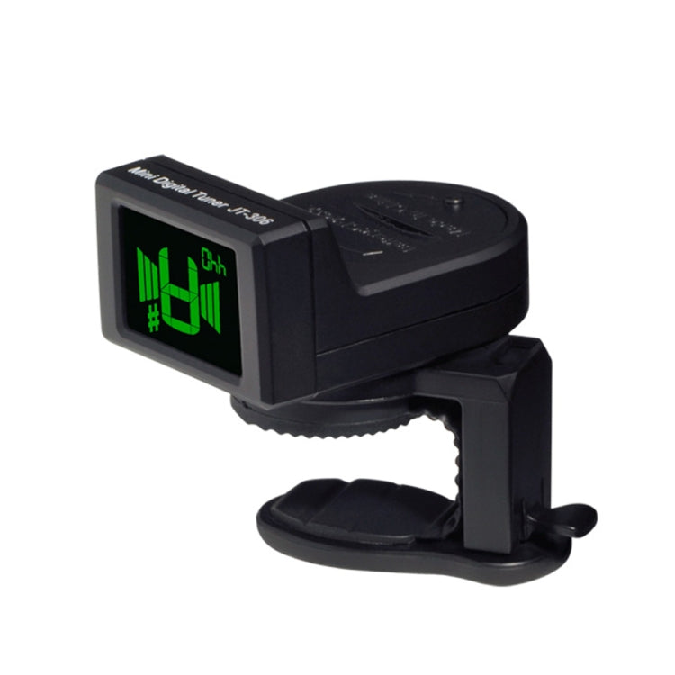 JOYO JT-306 Mini sintonizador digital LCD con clip para guitarra eléctrica acústica, bajo, violín, ukelele, JT-306