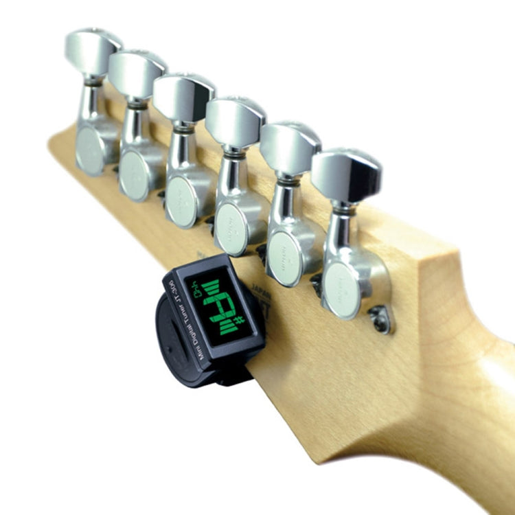 JOYO JT-306 Mini sintonizador digital LCD con clip para guitarra eléctrica acústica, bajo, violín, ukelele, JT-306