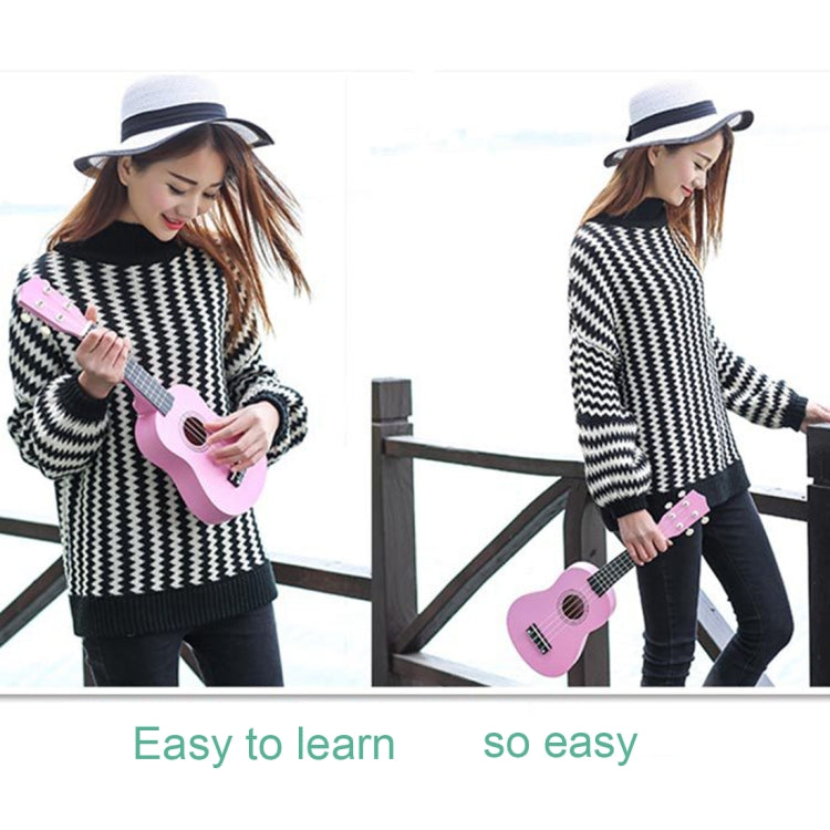 HM100 Ukelele de tilo de 21 pulgadas Instrumento de iluminación musical para niños