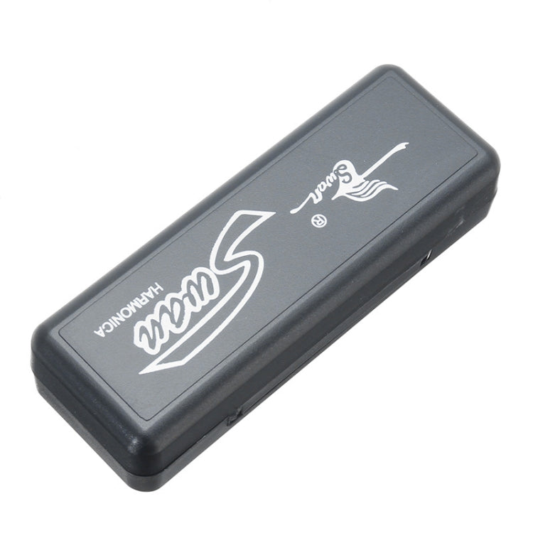 Swan SW1020-7 10 agujeros diatónico Blues arpa armónica adultos estudiantes niños instrumentos principiantes, SW1020-7 10 Holes Polyphonic Harmonica
