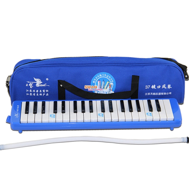 Swan SW37J Acordeón de 37 teclas Melódica Piano oral Niño Estudiante Principiante Instrumentos musicales, SW37J 37-Keys Polyphonic Harmonica