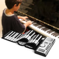 Piano de teclado suave electrónico enrollable Flexible portátil de 61 teclas con altavoces, 61 Keys