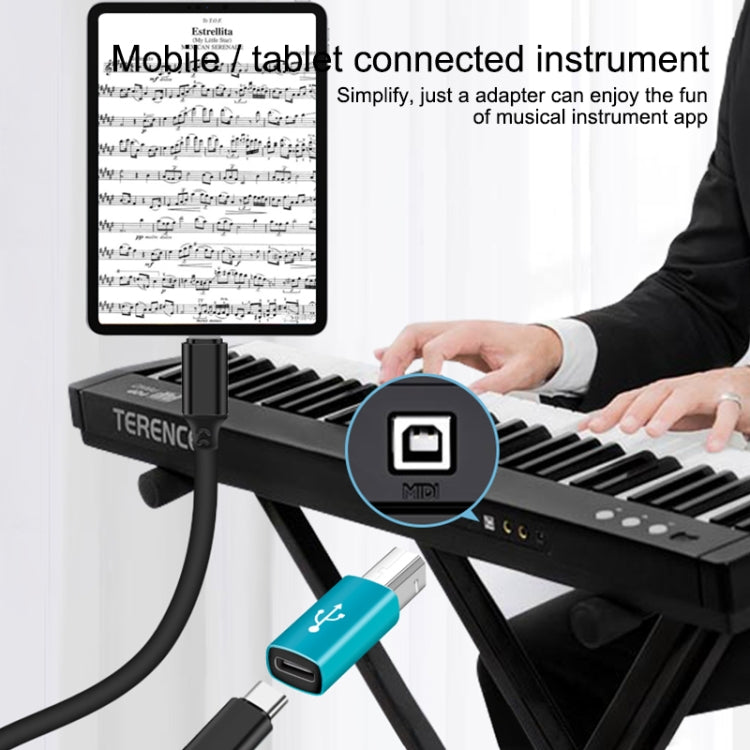 Adaptador universal tipo C hembra a MIDI macho para instrumentos musicales electrónicos