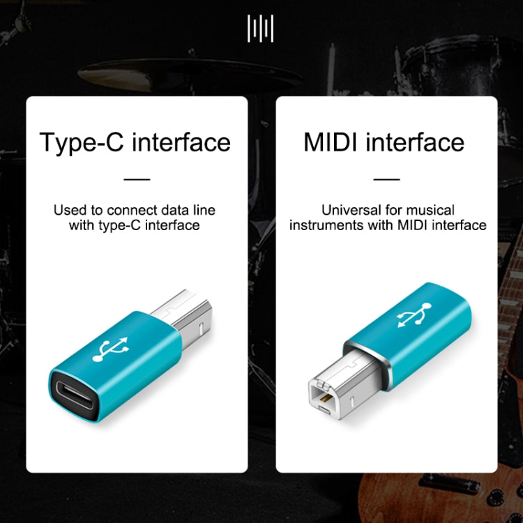 Adaptador universal tipo C hembra a MIDI macho para instrumentos musicales electrónicos