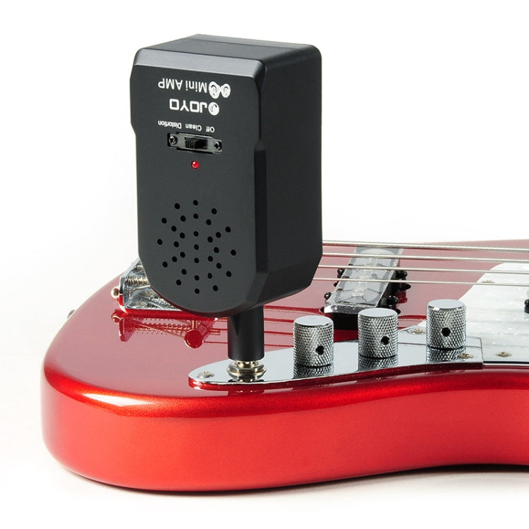 JOYO JA-01 Amplificador de guitarra de gran volumen de 2 W Mini altavoces eléctricos portátiles para bajo con timbre de distorsión, compatible con MP3/auriculares, JA-01