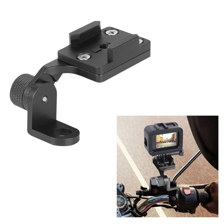 RUIGPRO Soporte de teléfono de aleación para manillar de motocicleta para GoPro HERO9 Black / HERO8 Black /7/6/5, Insta360 One R, DJI Osmo Action, Xiaoyi Sport Cameras