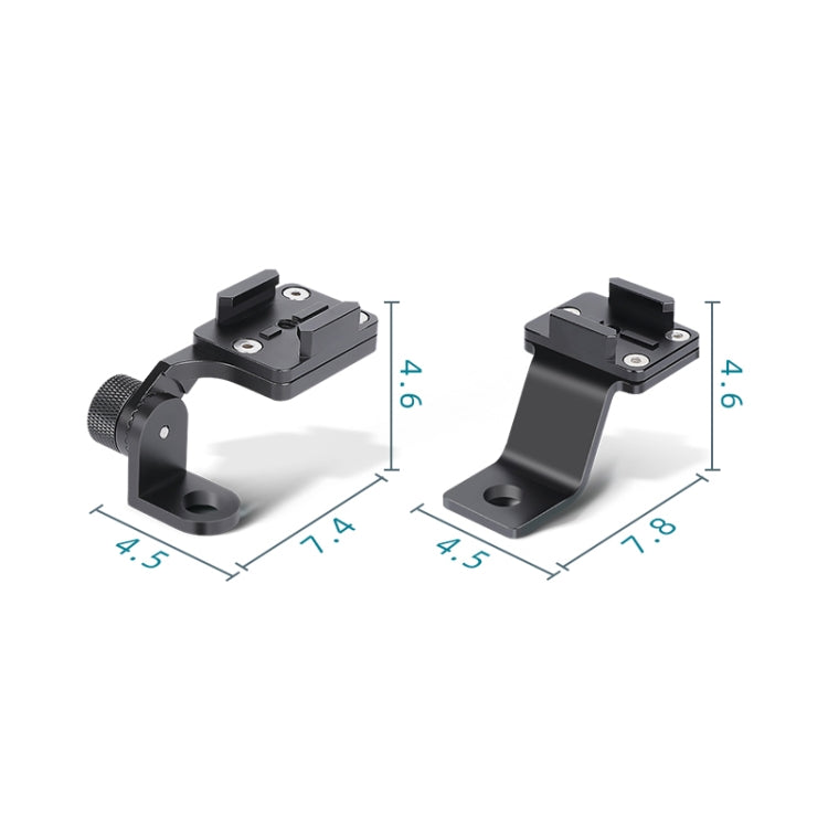 RUIGPRO Soporte de teléfono de aleación para manillar de motocicleta para GoPro HERO9 Black / HERO8 Black /7/6/5, Insta360 One R, DJI Osmo Action, Xiaoyi Sport Cameras