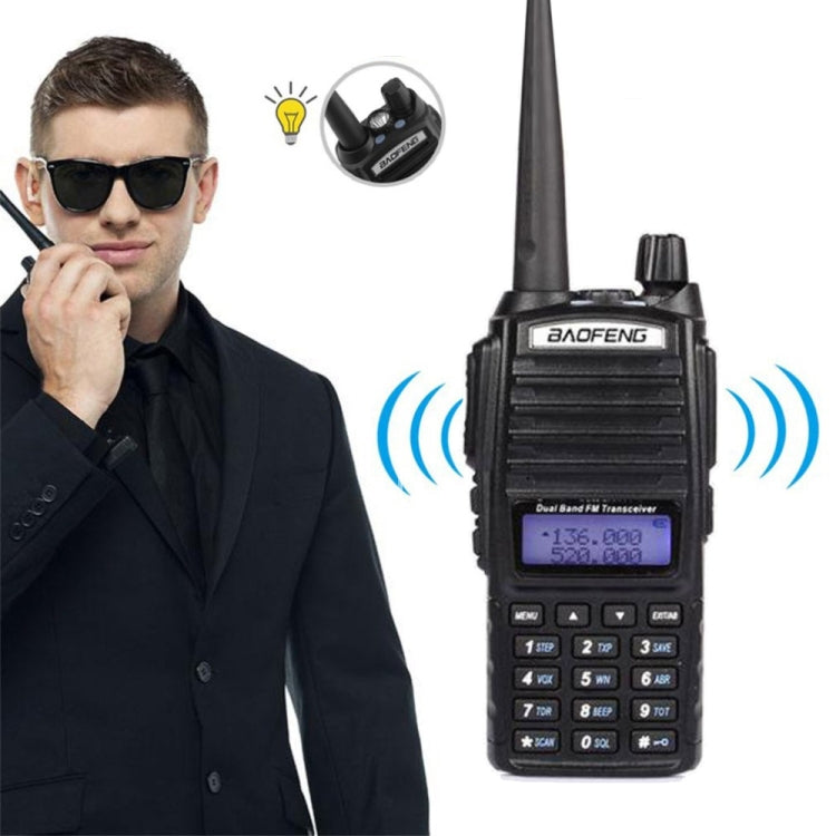 BaoFeng UV-82 5W Radio bidireccional de doble banda FM VHF UHF Walkie Talkie portátil, UV-82
