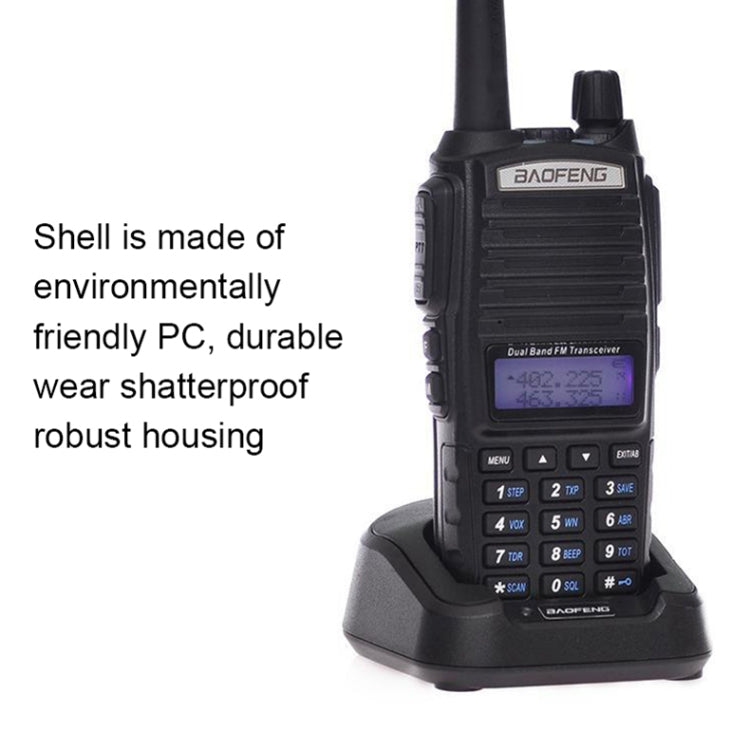 BaoFeng UV-82 5W Radio bidireccional de doble banda FM VHF UHF Walkie Talkie portátil, UV-82