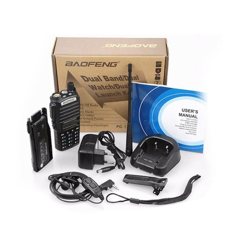 BaoFeng UV-82 5W Radio bidireccional de doble banda FM VHF UHF Walkie Talkie portátil, UV-82