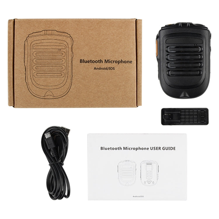 UNIWA BM001 Zello Walkie Talkie Micrófono de mano inalámbrico Bluetooth PTT para Android, For Android