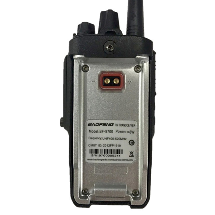 BaoFeng BF-9700 Walkie Talkie portátil con radio de banda única de 8 W con función de monitor, enchufe de EE. UU., BF-9700 US Plug
