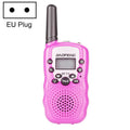 2 PCS BaoFeng BF-T3 1W Walkie Talkie portátil con radio de banda única para niños con función de monitor, enchufe de la UE, BF-T3 EU Plug
