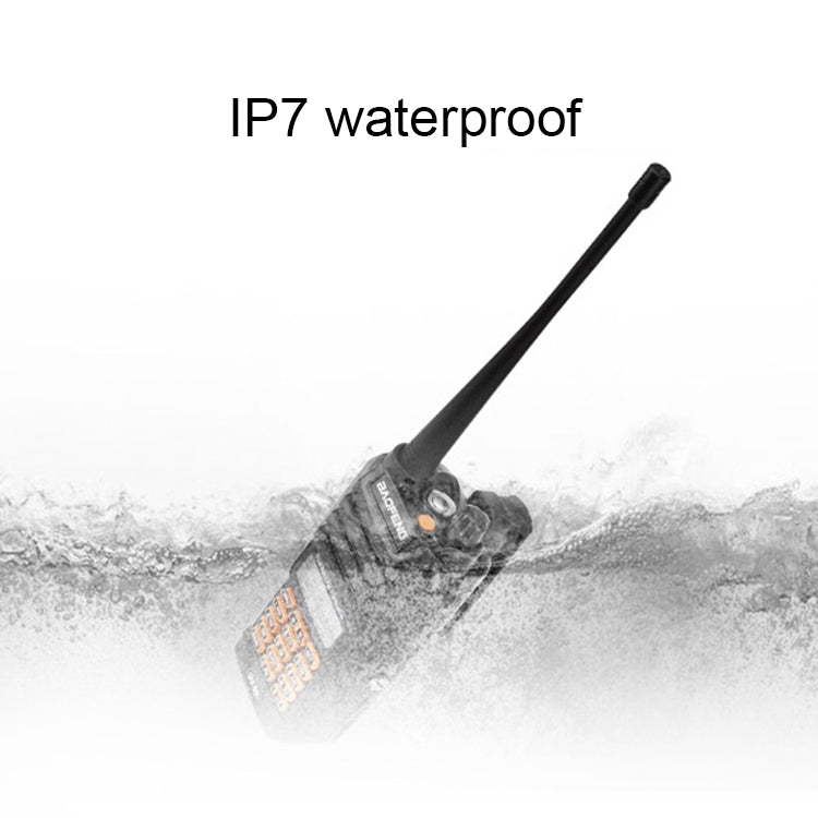 BaoFeng BF-UV9Rplus 16W Walkie Talkie con antena portátil de radio de doble banda resistente al agua, enchufe de EE. UU., BF-UV9Rplus US Plug