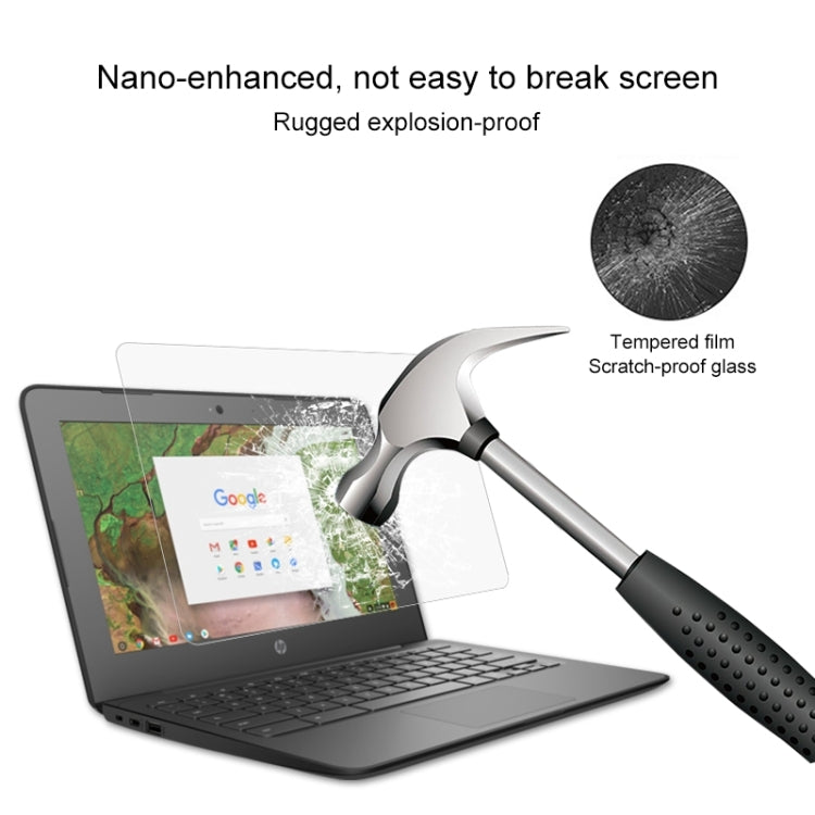 Película protectora de vidrio templado HD de pantalla universal para computadora portátil de 11,6 pulgadas, 11.6 inch