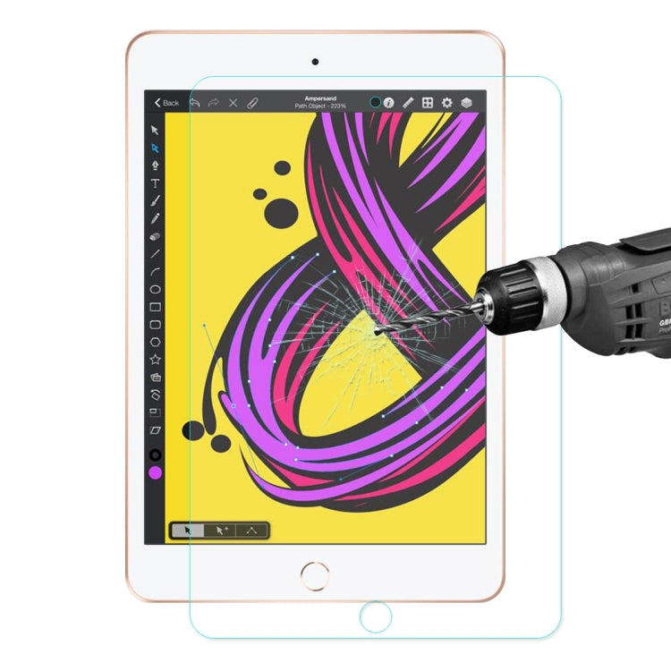 ENKAY Hat-Prince 0,33 mm 9H 2.5D Película protectora de vidrio templado con borde de arco para iPad mini 2019, iPad mini 2019
