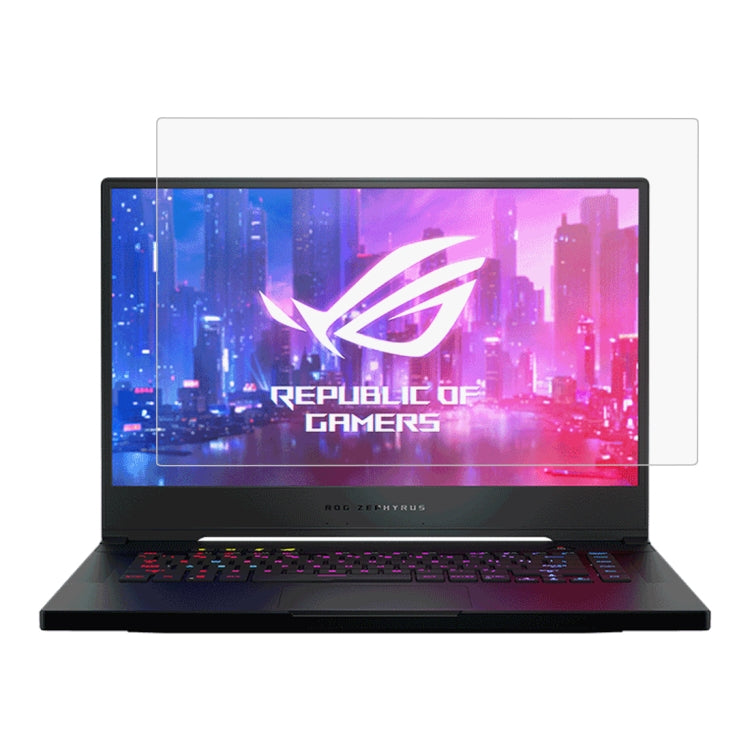 Película protectora de vidrio templado HD para pantalla de ordenador portátil para ASUS ROG Zephyrus M GU502 de 15,6 pulgadas, For ASUS ROG Zephyrus M 15.6 inch