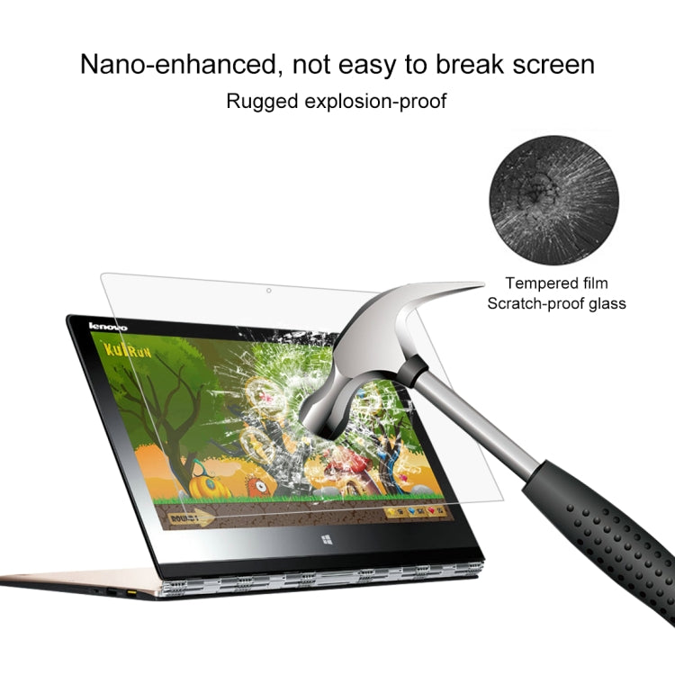 Película De Vidrio Templado De Pantalla Completa De Dureza Superficial De 0,4 Mm 9H Para Lenovo YOGA 3 Pro 13,3 Pulgadas, Yoga 3 Pro