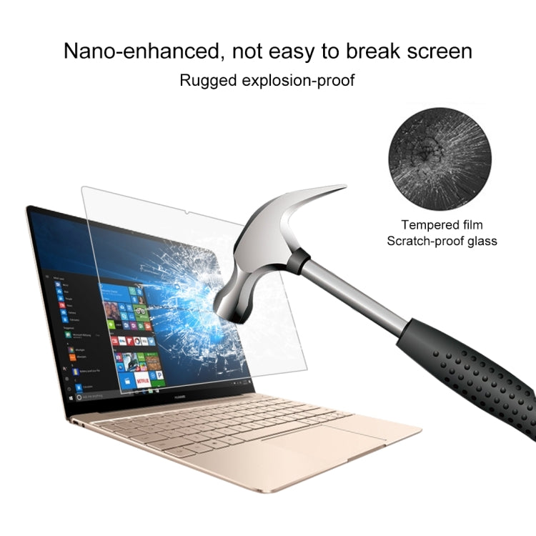 Película De Vidrio Templado De Pantalla Completa De Dureza Superficial 9H De 0,4 Mm Para Huawei MateBook X 13,3 Pulgadas, MateBook X 13.3 inch
