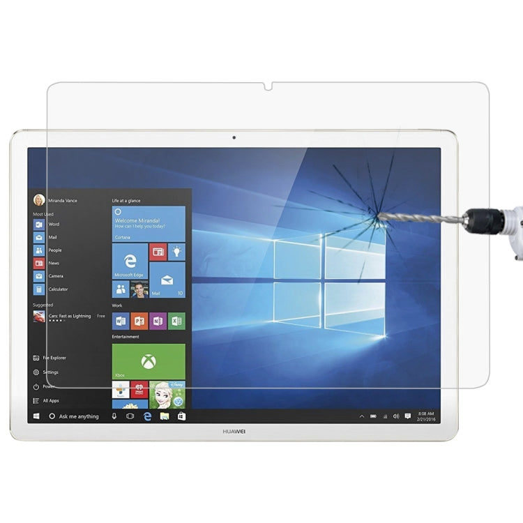 Película de vidrio templado de pantalla completa de dureza superficial 9H de 0,4 mm para Huawei MateBook, MateBook