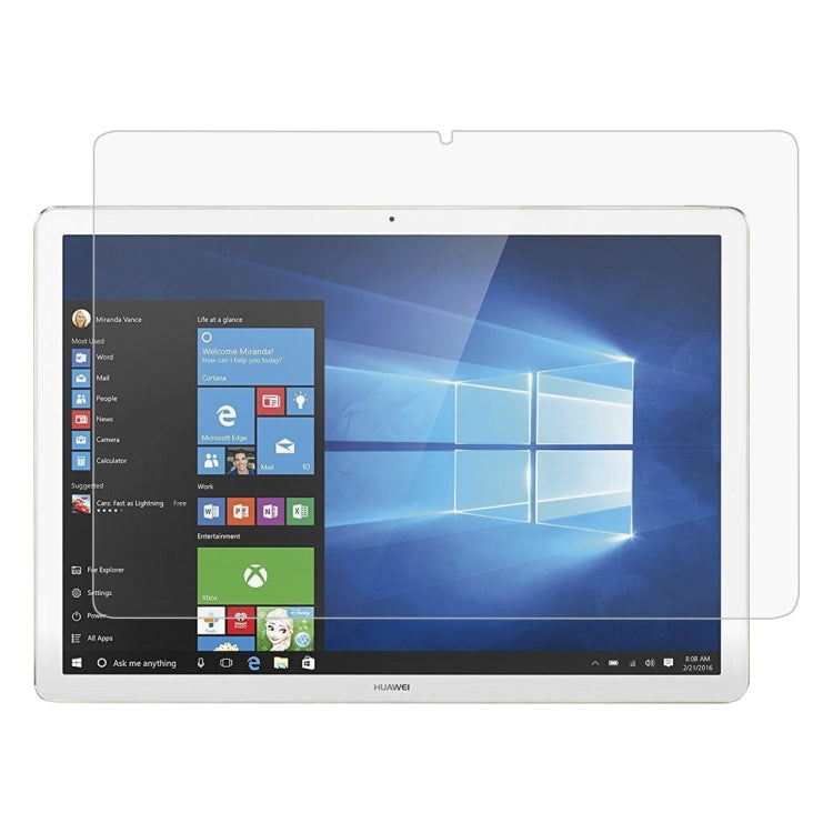 Película de vidrio templado de pantalla completa de dureza superficial 9H de 0,4 mm para Huawei MateBook, MateBook