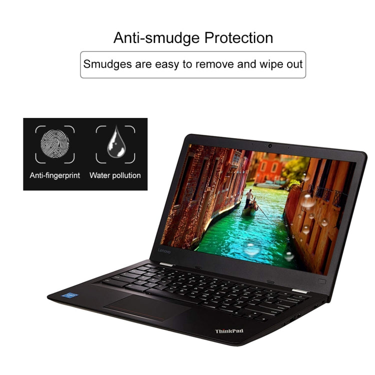 Película de vidrio templado de pantalla completa de dureza superficial 9H de 0,4 mm para Lenovo ThinkPad 13 Chromebook de 13,3 pulgadas, Lenovo 13 Chromebook