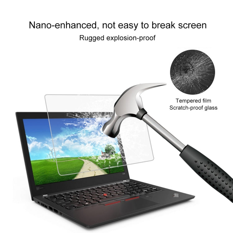 Película De Vidrio Templado De Pantalla Completa De Dureza Superficial De 0,4 Mm 9H Para Lenovo ThinkPad A285 De 12,5 Pulgadas, Lenovo A285