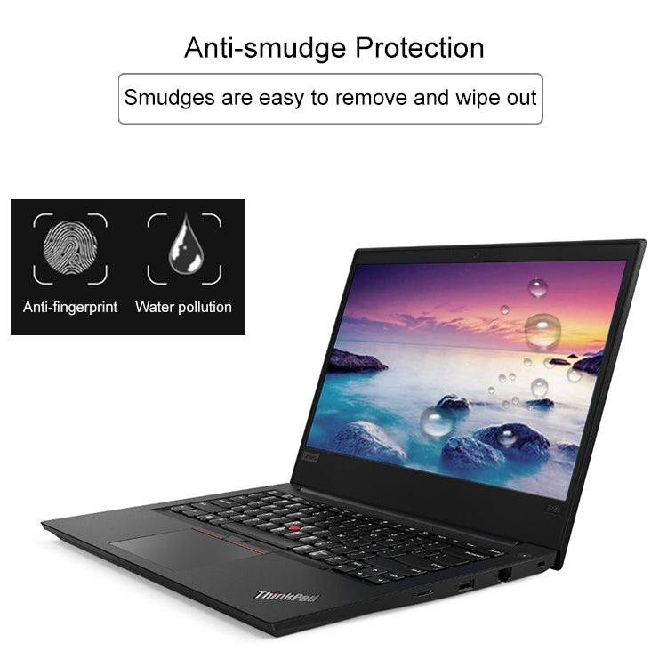 Película De Vidrio Templado De Pantalla Completa De Dureza Superficial De 0,4 Mm 9H Para Lenovo ThinkPad E485 De 14 Pulgadas, Lenovo E485