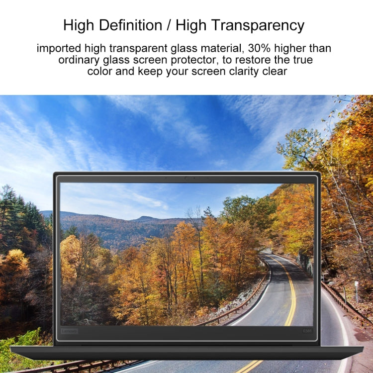 Película De Vidrio Templado De Pantalla Completa De Dureza Superficial 9H Para Lenovo ThinkPad E585 De 15,6 Pulgadas, Lenovo E585
