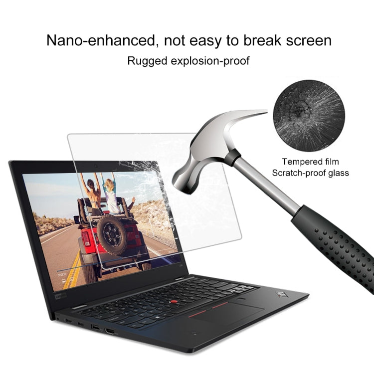Película De Vidrio Templado De Pantalla Completa De Dureza Superficial De 0,4 Mm 9H Para Lenovo ThinkPad L380 De 13,3 Pulgadas, Lenovo L380