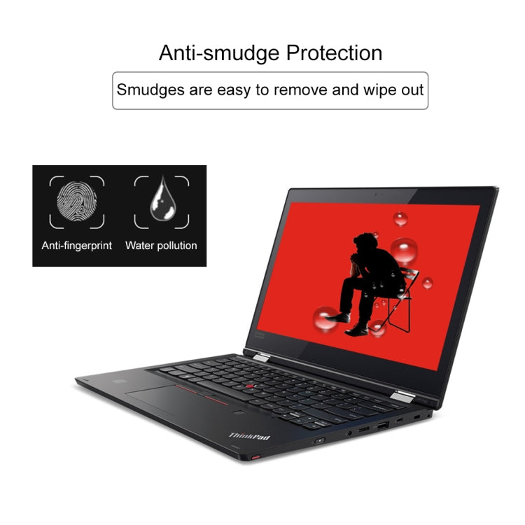 Película De Vidrio Templado De Pantalla Completa De Dureza Superficial De 0,4 Mm 9H Para Lenovo ThinkPad L380 Yoga De 13,3 Pulgadas, L380 Yoga