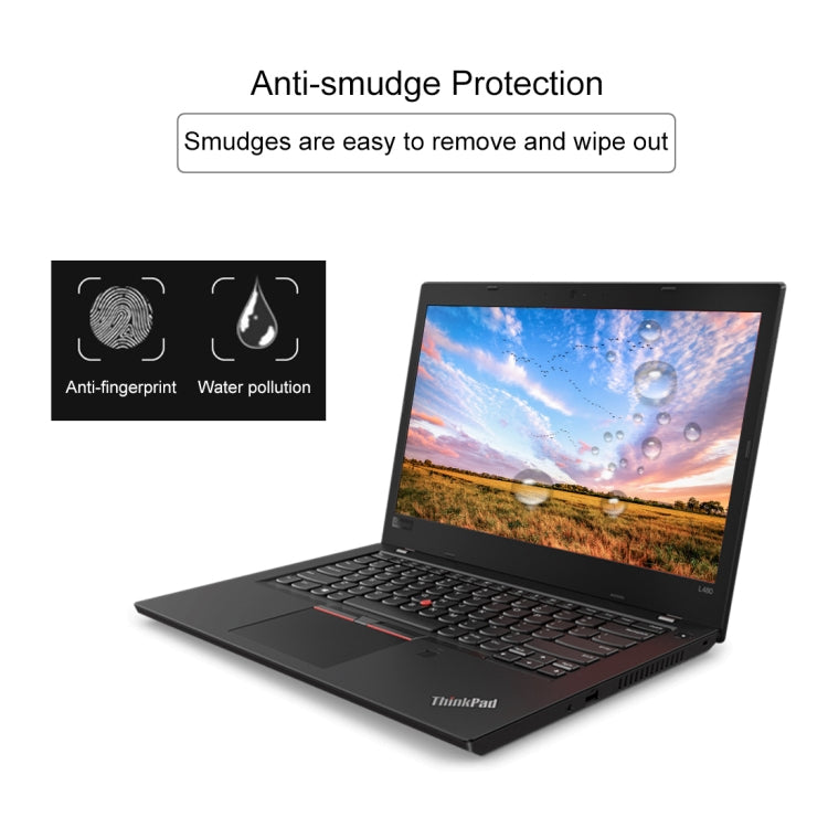 Película De Vidrio Templado De Pantalla Completa De Dureza Superficial De 0,4 Mm 9H Para Lenovo ThinkPad L480 De 14 Pulgadas, Lenovo L480