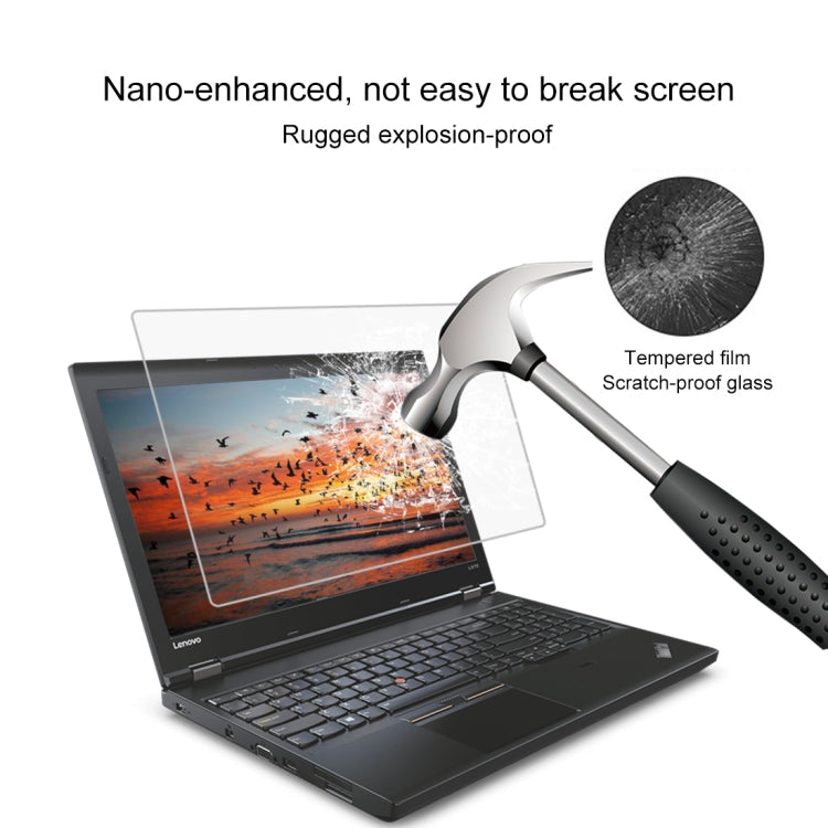 Película De Vidrio Templado De Pantalla Completa De Dureza Superficial 9H Para Lenovo ThinkPad L570 De 15,6 Pulgadas, Lenovo L570
