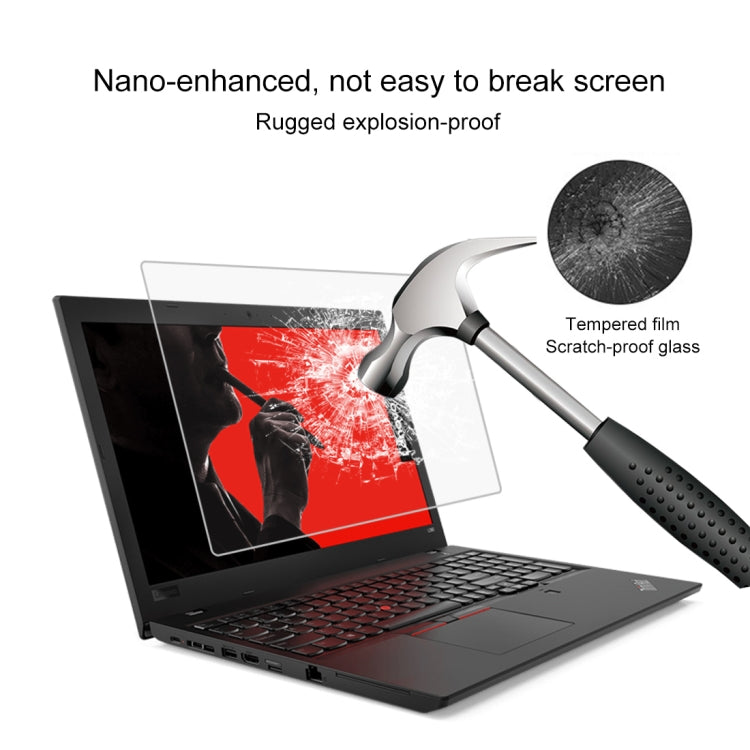 Película De Vidrio Templado De Pantalla Completa De Dureza Superficial 9H Para Lenovo ThinkPad L580 De 15,6 Pulgadas, Lenovo L580