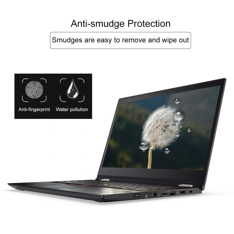 Película de vidrio templado de pantalla completa de dureza superficial 9H de 0,4 mm para Lenovo ThinkPad Yoga 370 de 13,3 pulgadas, Yoga 370