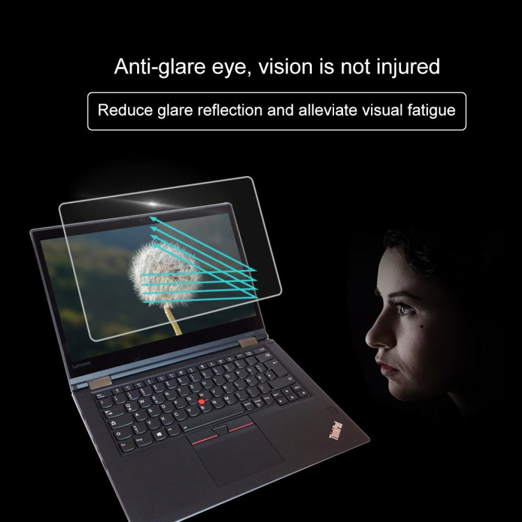 Película de vidrio templado de pantalla completa de dureza superficial 9H de 0,4 mm para Lenovo ThinkPad Yoga 370 de 13,3 pulgadas, Yoga 370