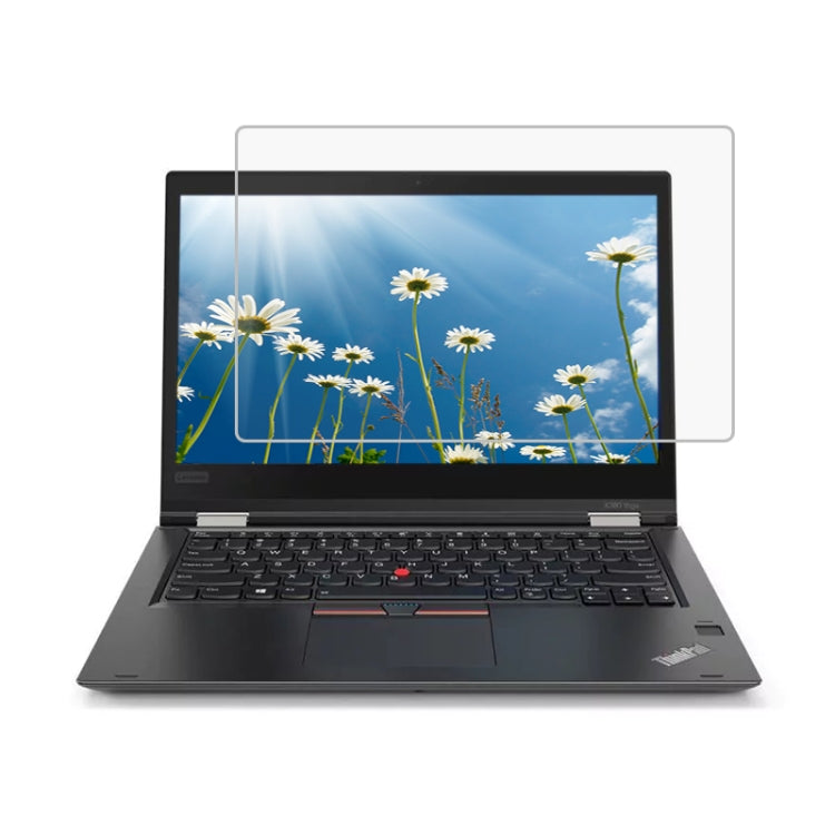 Película de vidrio templado de pantalla completa de dureza superficial 9H de 0,4 mm para Lenovo ThinkPad X380 Yoga de 13,3 pulgadas, X380 Yoga