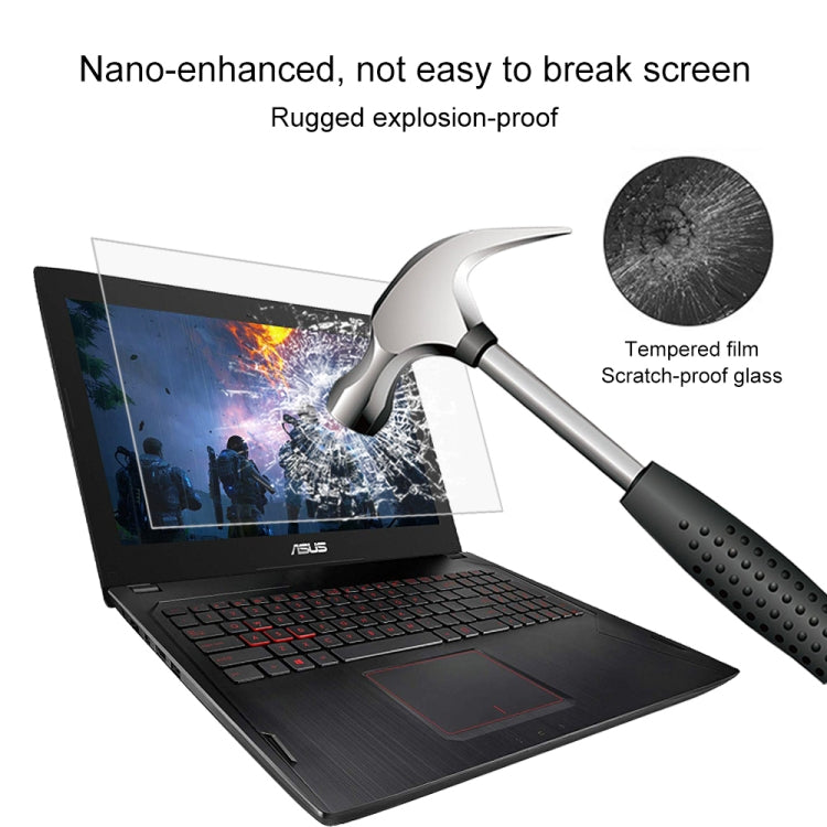 Película protectora de vidrio templado HD para pantalla de ordenador portátil para ASUS ROG GL502VM de 15,6 pulgadas, For ASUS ROG GL502VM 15.6 inch