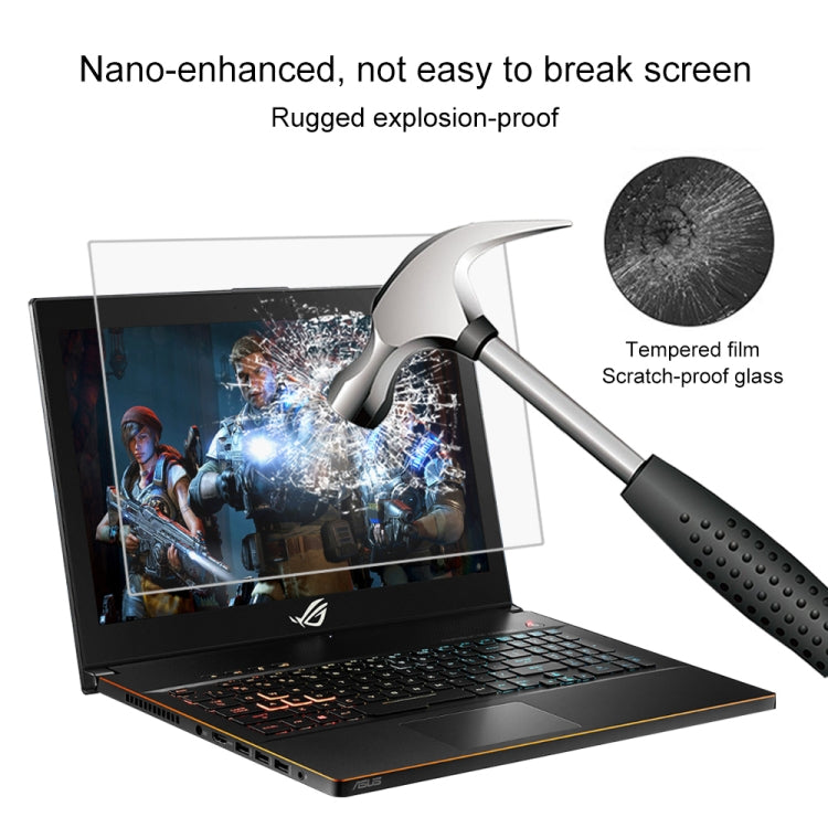 Película protectora de vidrio templado HD para pantalla de portátil para ASUS ROG GU501 de 15,6 pulgadas, For ASUS ROG GU501 15.6 inch