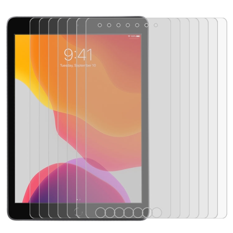 25 PCS para iPad 10.2 2021/2020/2019 9H 2.5D Película de vidrio templado, For iPad 10.2 2021 / 2020 / 2019(2.5D)(25 PCS)